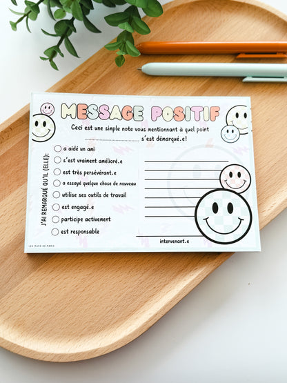 Message Positif Smiley