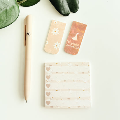 Ensemble Papeterie Essentielle Sable