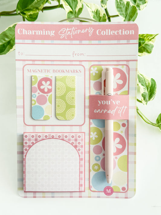 Charming Stationery Collection, Blush