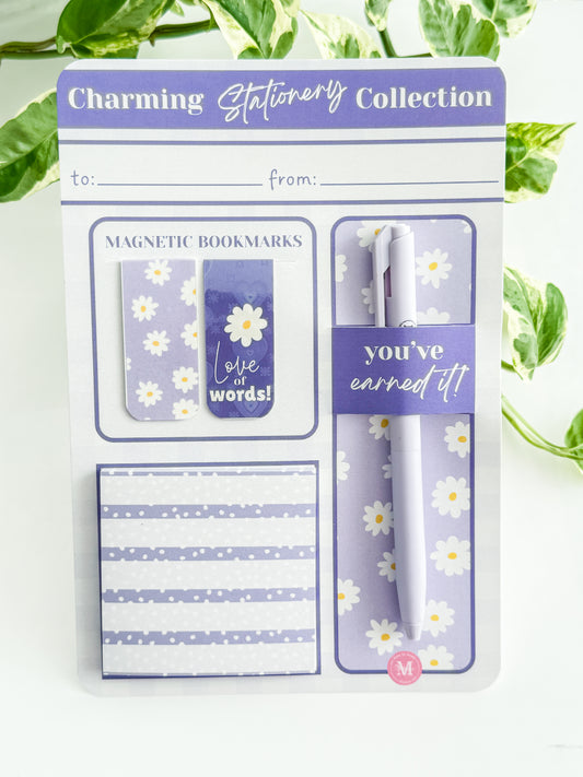Charming Stationery Collection, Lavender