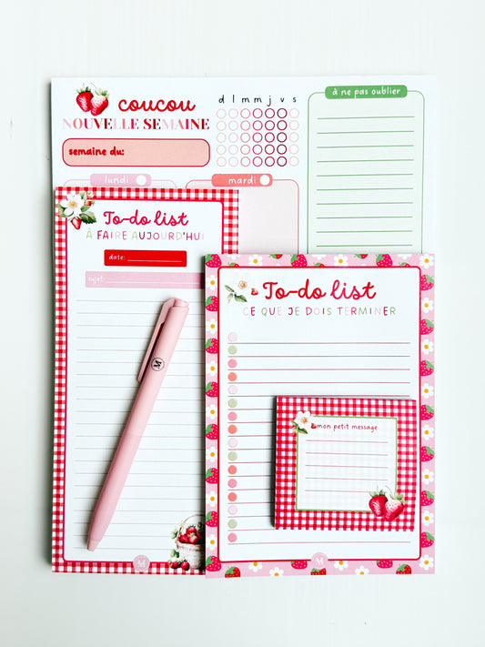 Ensemble Cadeau Fraise