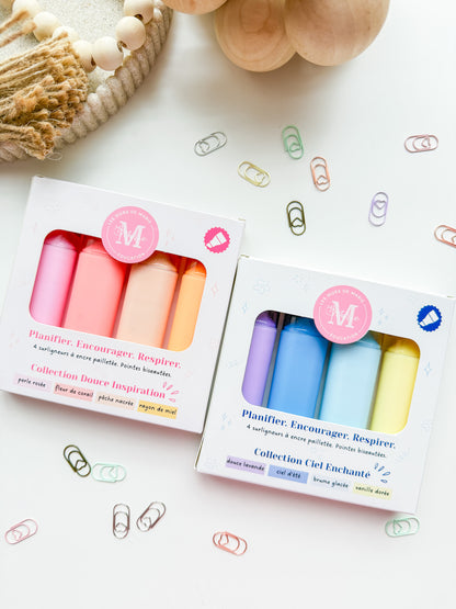 Surligneurs pailletés