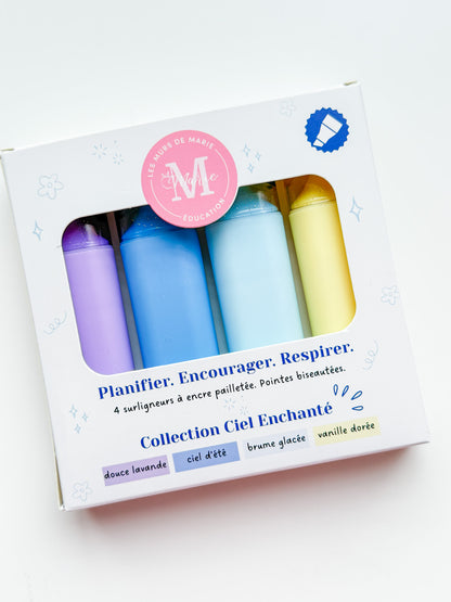 Surligneurs pailletés