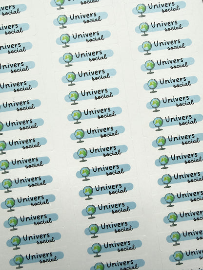 Étiquettes Univers Social