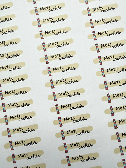 Étiquettes Mots cachés