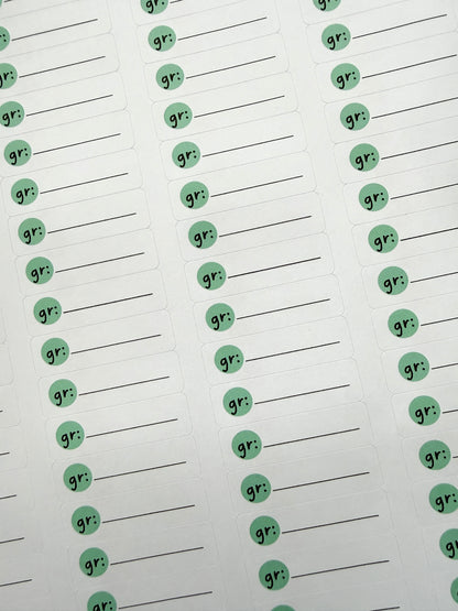 Étiquettes Group