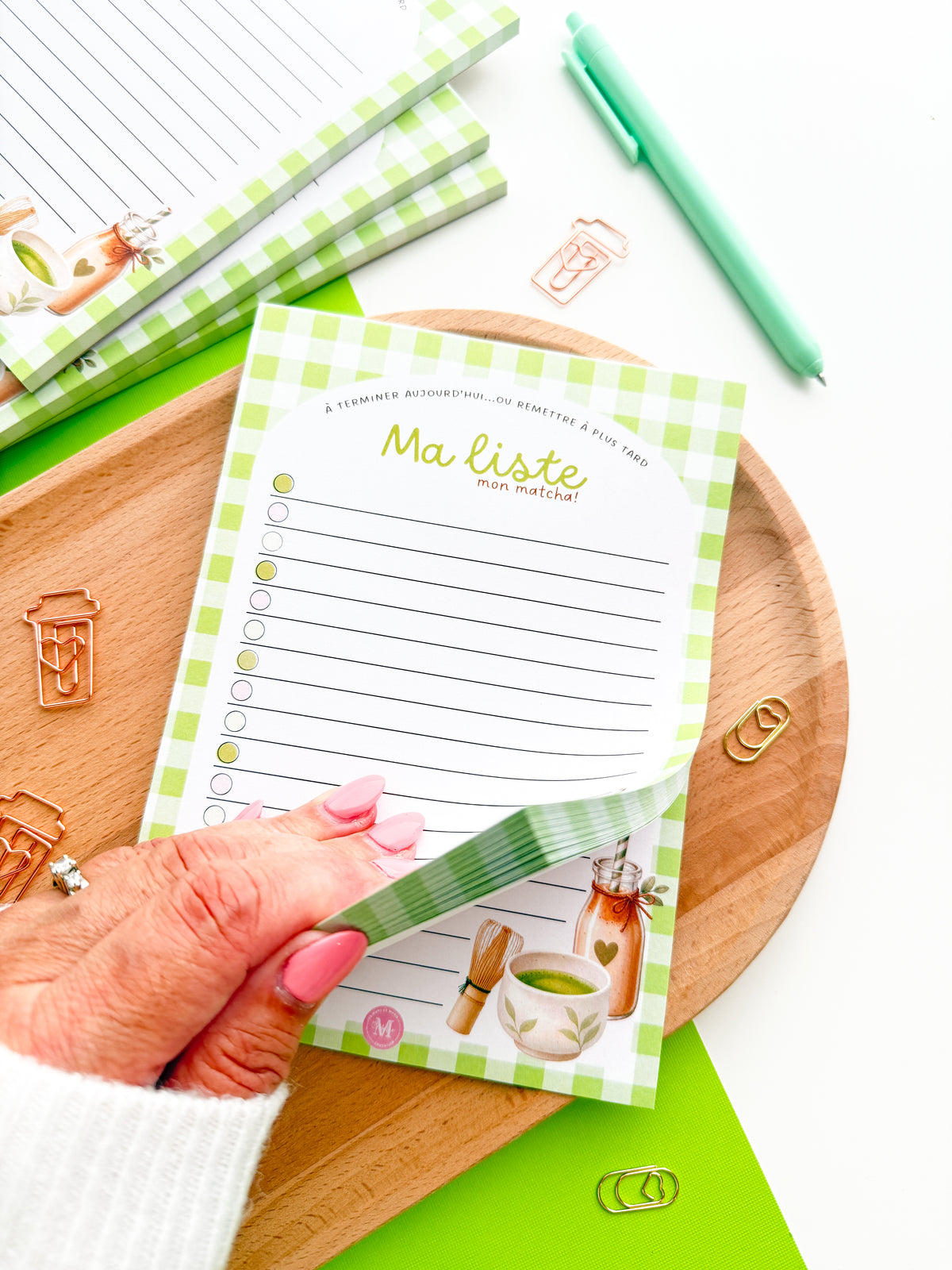 Bloc-notes Matcha