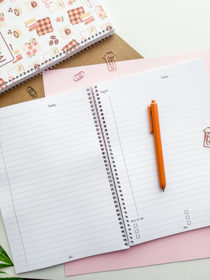 Cahier de Notes Latte