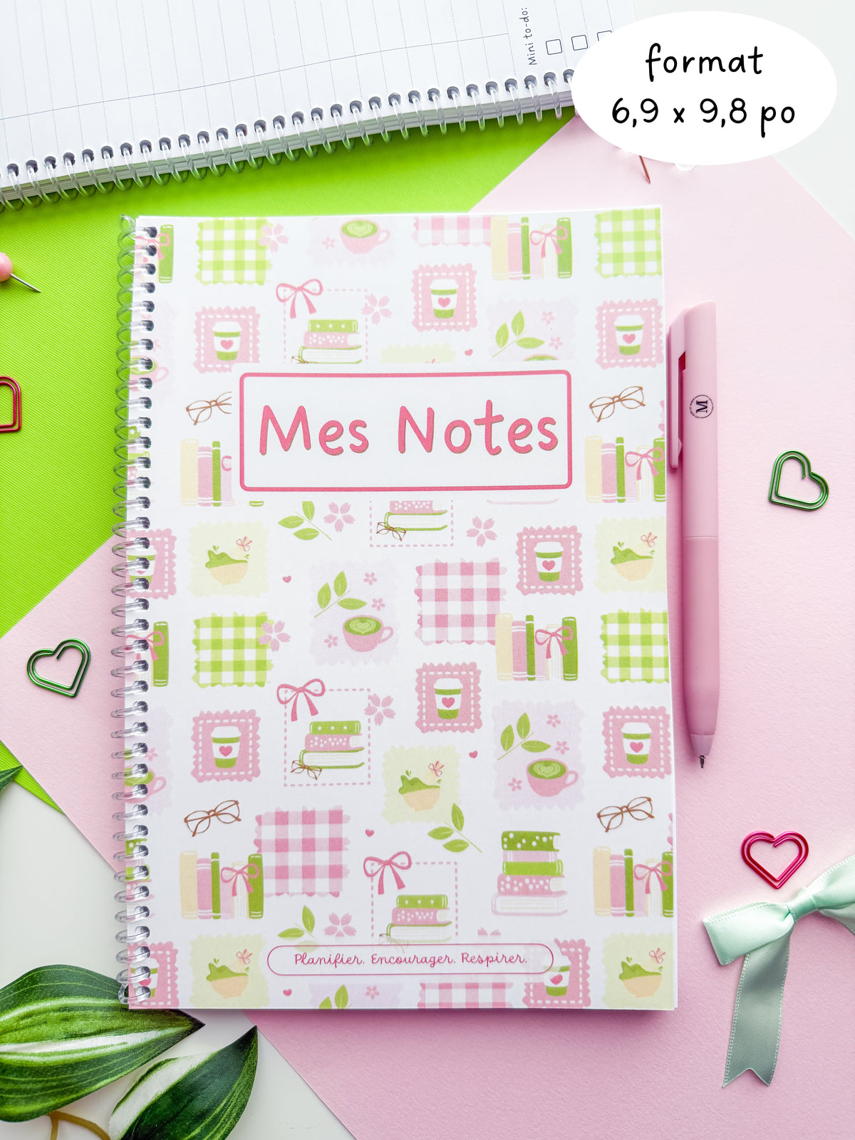 Cahier de Notes Matcha