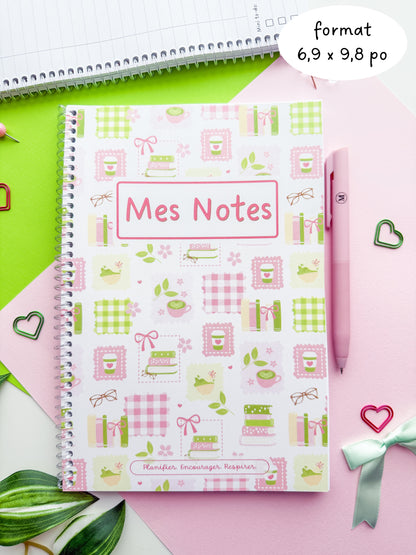Cahier de Notes Matcha