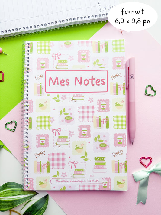 Cahier de Notes Matcha