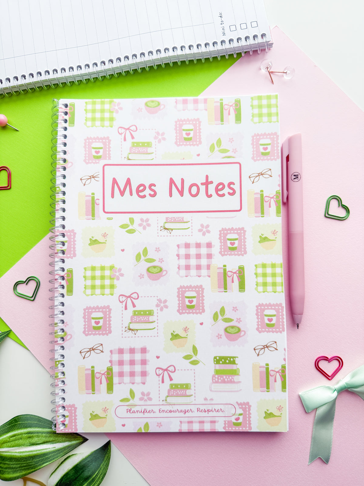 Cahier de Notes Matcha