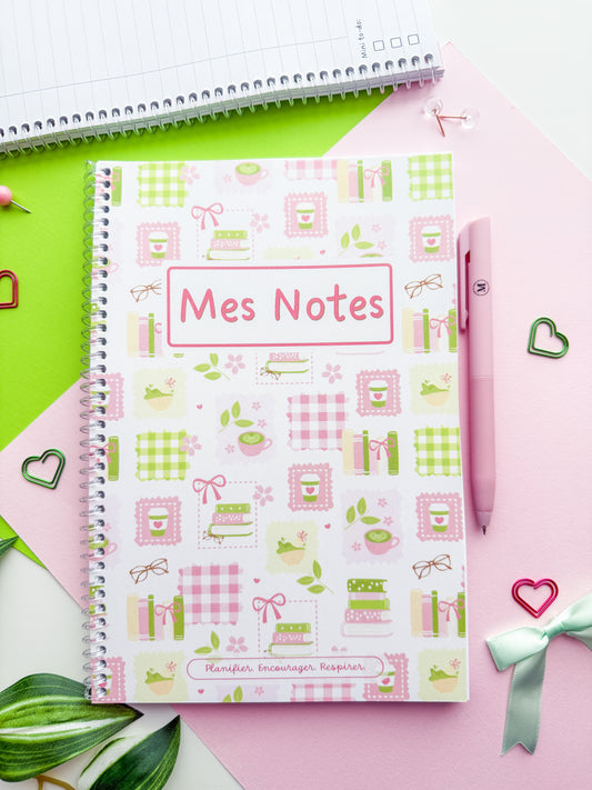 Cahier de Notes Matcha
