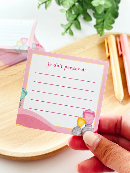 post-it rose pâle