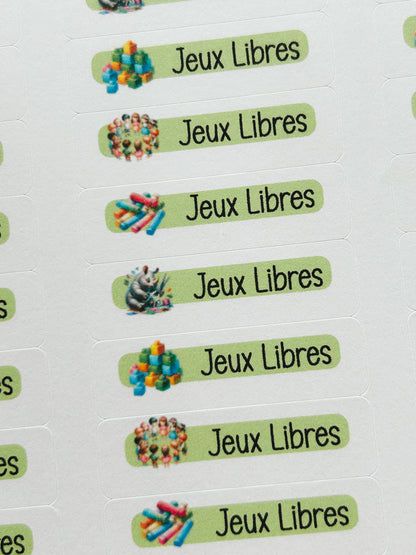 Enseignant.e, Jeux Libres