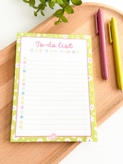 Bloc-notes "Marguerites"