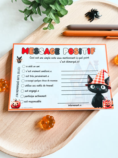 Message Positif Halloween