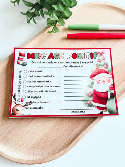 Message Positif Noël