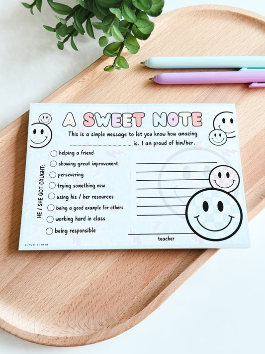 Sweet Note Smiley