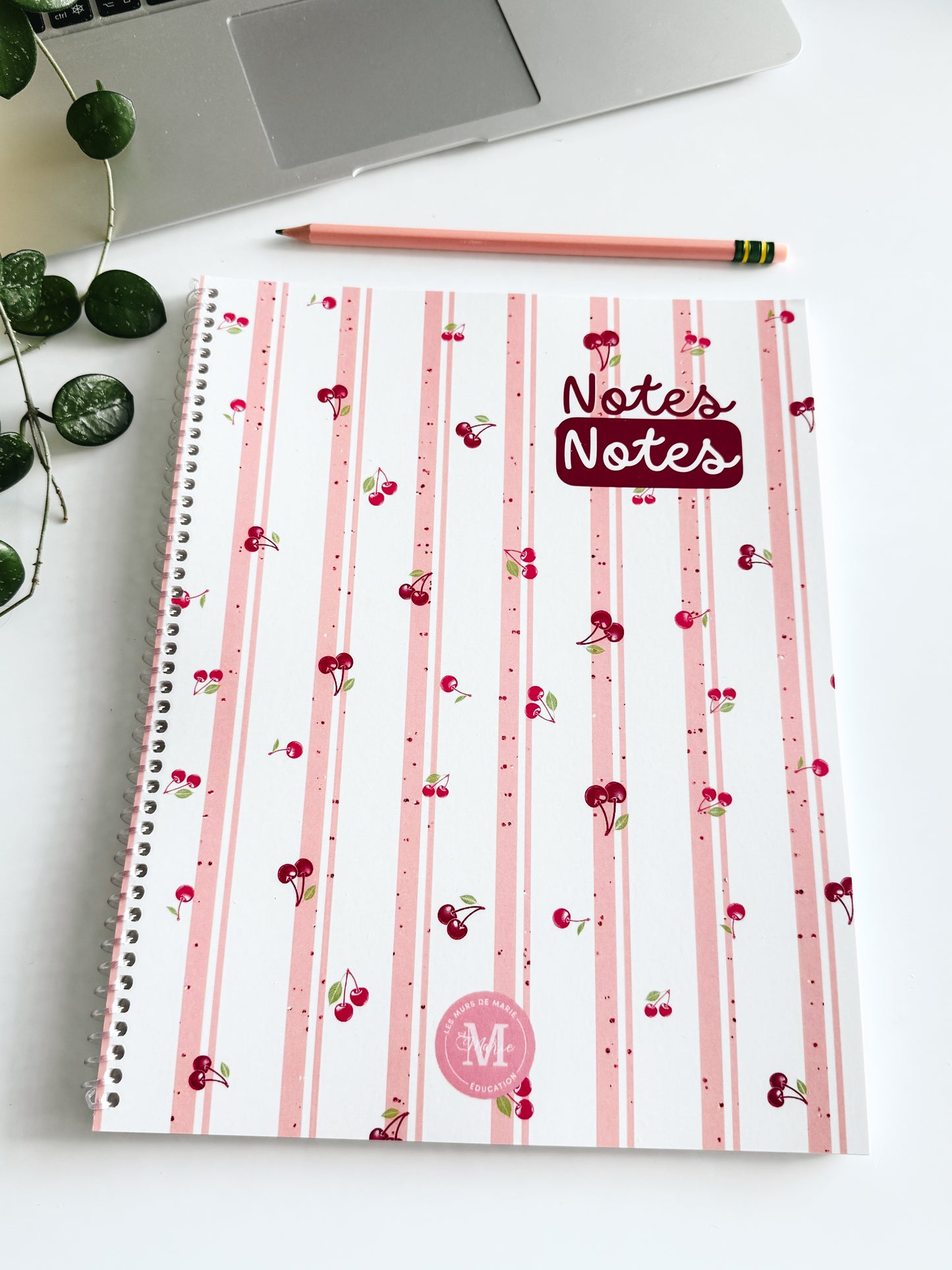 Cahier de Notes "Cherry Bliss" 8x11