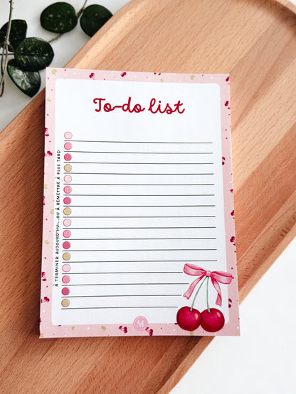 Bloc-notes "Cherry Bliss" 5x7