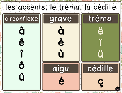 Les Accents *Collection Couleurs Douces*