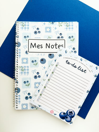 Cahier de Notes Bleuette
