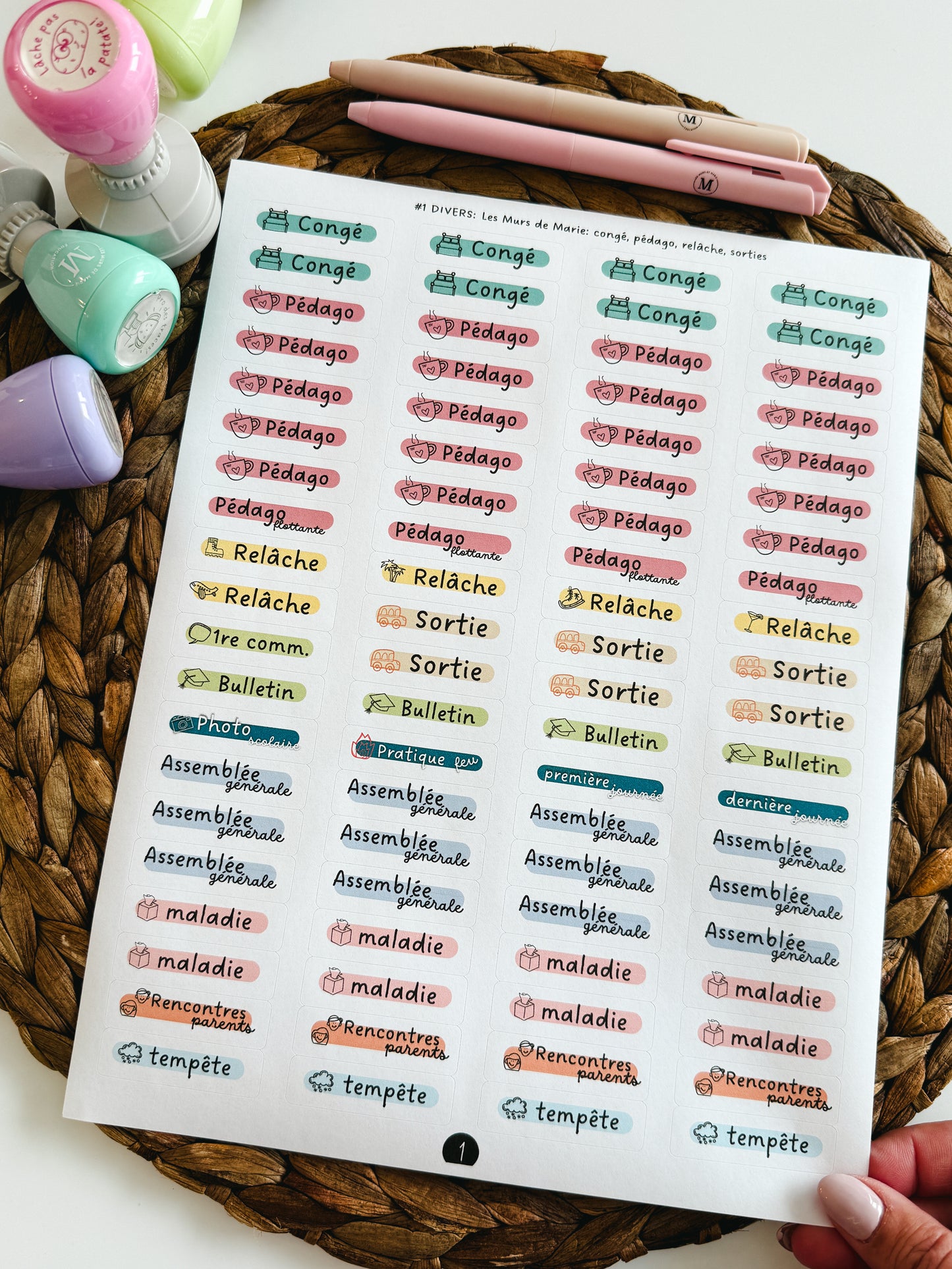 Étiquettes Les Essentielles