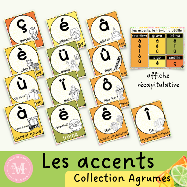 Les Accents *Collection Agrumes*