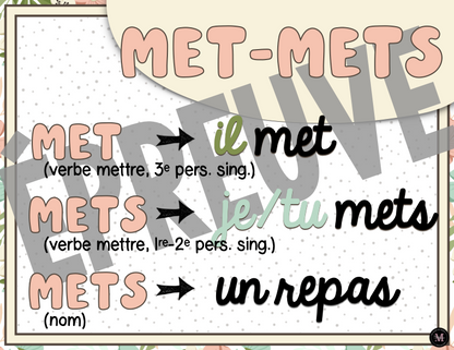 Homophones *Collection Couleurs Douces*