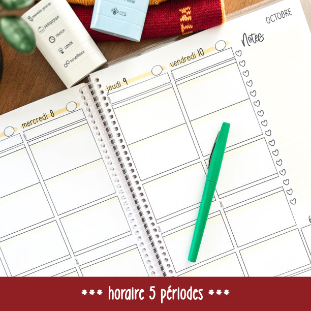 agenda ENSEIGNANTS 2025-2026 MAGIE