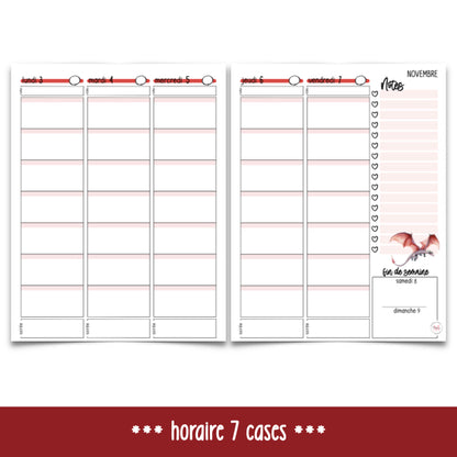 agenda ENSEIGNANTS 2025-2026 MAGIE