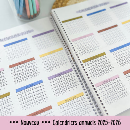 agenda SECRÉTAIRE 2025-2026 CAFÉ LATTÉ