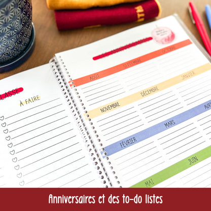 agenda ENSEIGNANTS 2025-2026 MAGIE