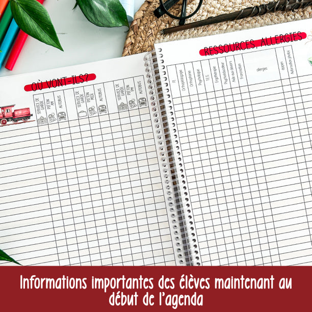 agenda ENSEIGNANTS 2025-2026 MAGIE