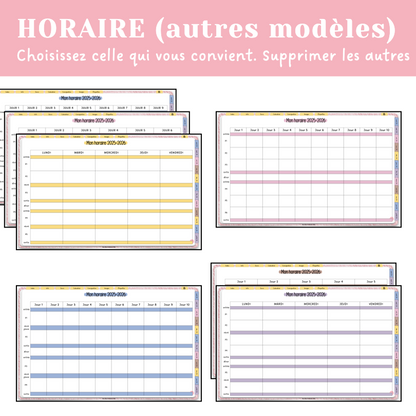 AGENDA NUMÉRIQUE 2025-2026
