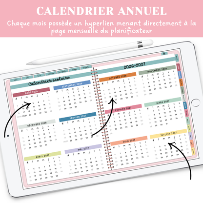 Agenda numérique 2026-2027