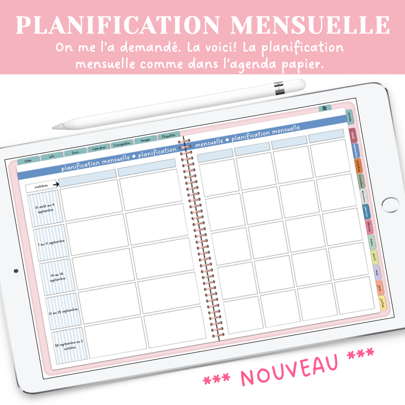 Agenda numérique 2026-2027