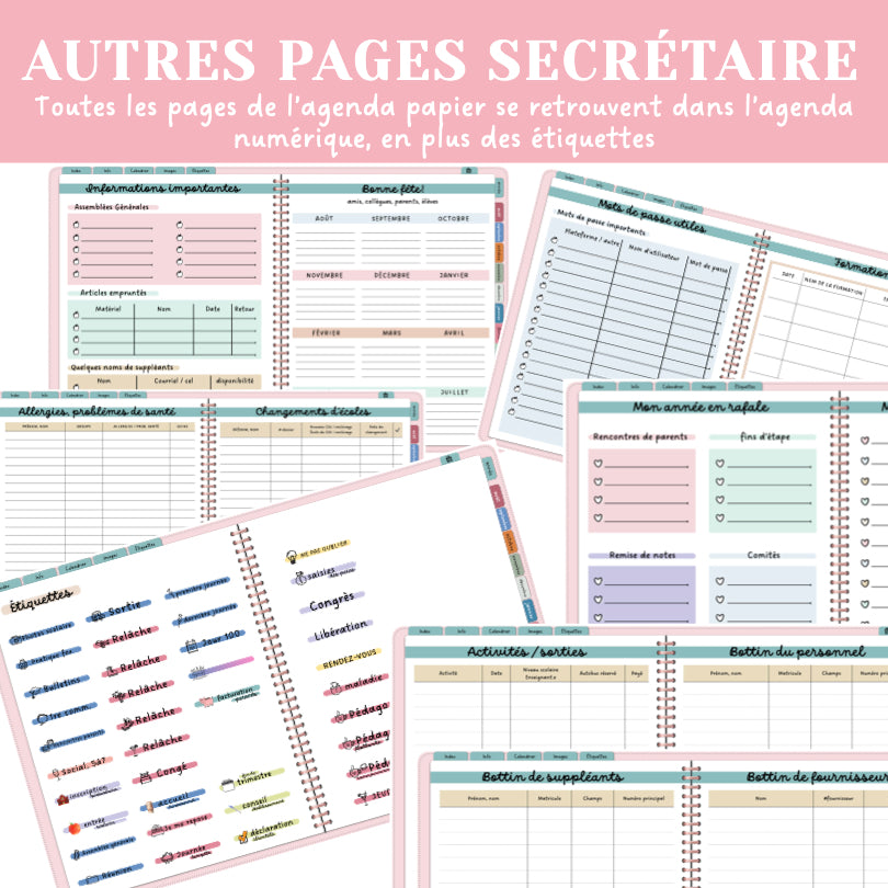 Agenda numérique 2026-2027