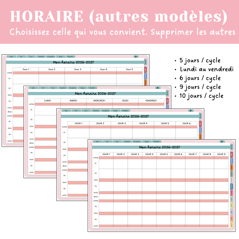 Agenda numérique 2026-2027