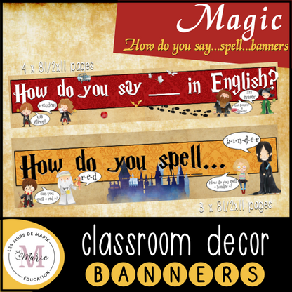 MAGIC THEME HUGE BUNDLE - CLASSROOM DECOR