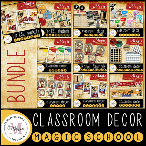 MAGIC THEME HUGE BUNDLE - CLASSROOM DECOR