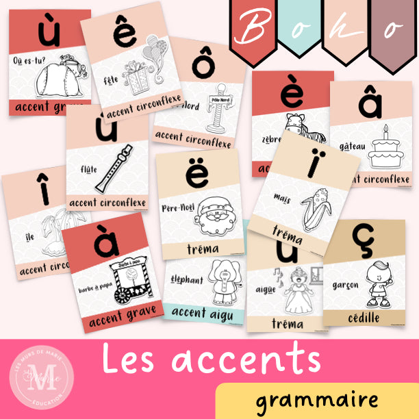Les accents *collection Boho*