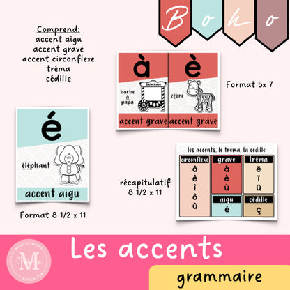 Les accents *collection Boho*