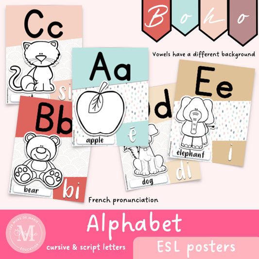 Alphabet *Boho collection*