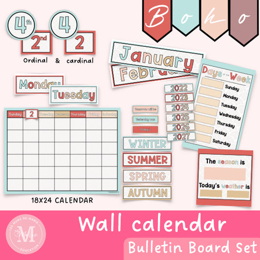 Wall calendar *Boho collection*