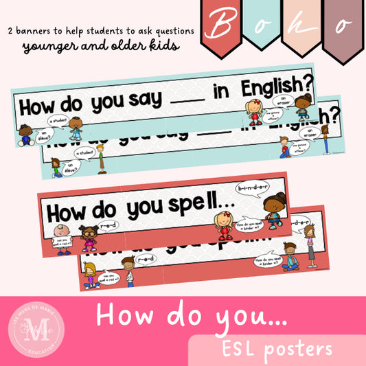 How do you...banners *Boho collection*