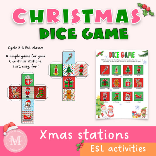 Christmas dice game