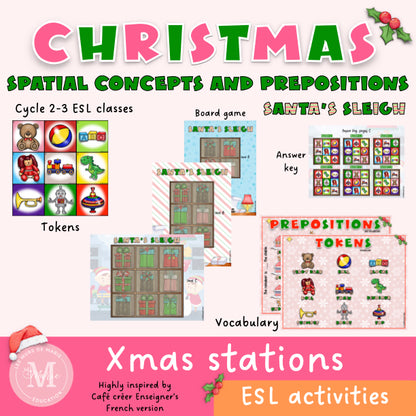 Christmas spatial concepts stations