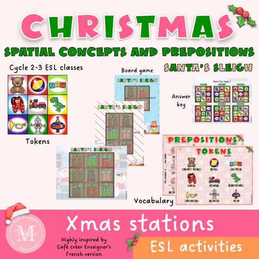 Christmas spatial concepts stations